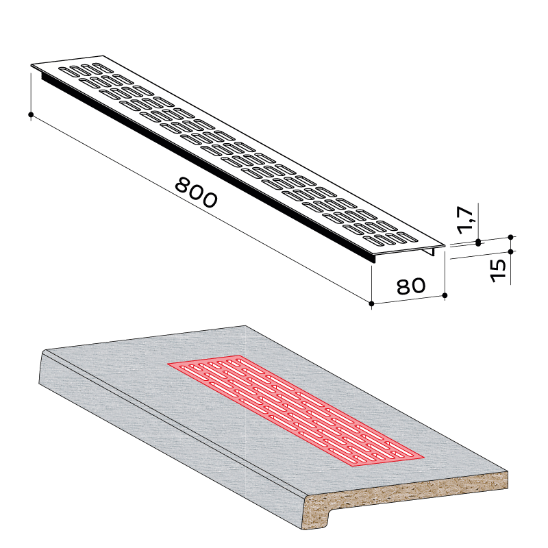 Werzalit Zubehör für Fensterbänke