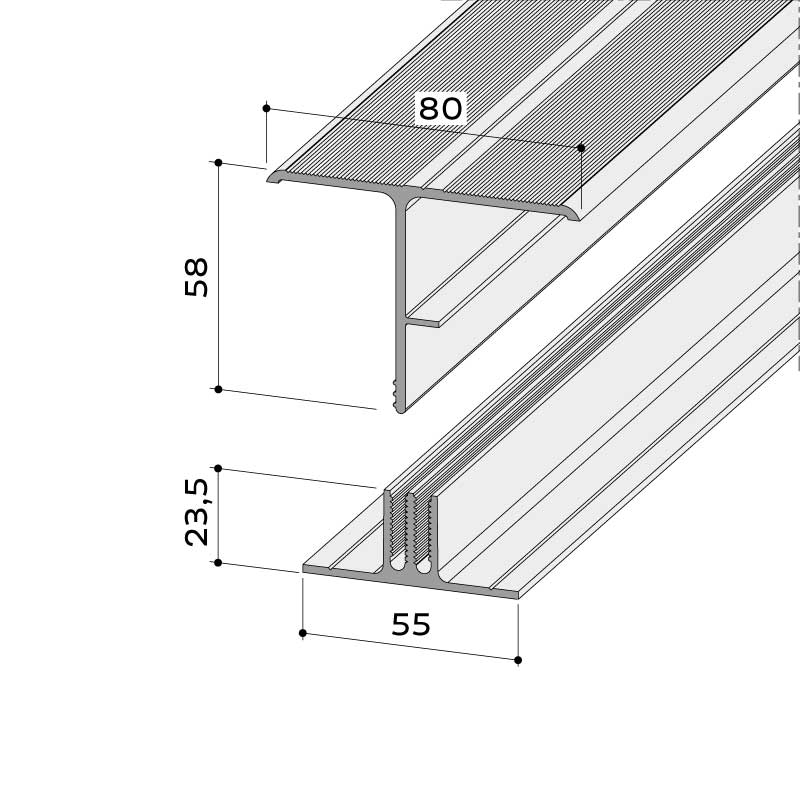 alu fugen abddeckprofil 22 431 024 - https://www.werzalit.com/en/terrassendiele-rustic-top_en/